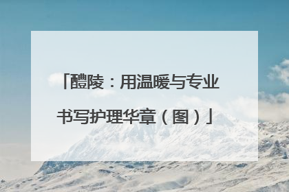 醴陵：用温暖与专业 书写护理华章（图）