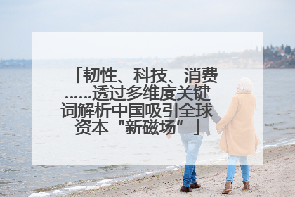 韧性、科技、消费……透过多维度关键词解析中国吸引全球资本“新磁场”