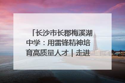 长沙市长郡梅溪湖中学：用雷锋精神培育高质量人才｜走进新时代“雷锋传人 长沙榜样”