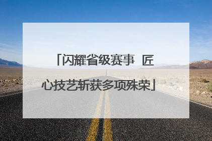 闪耀省级赛事  匠心技艺斩获多项殊荣