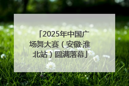 2025年中国广场舞大赛（安徽·淮北站）圆满落幕