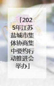 2025年江苏盐城市集体协商集中要约行动推进会举办