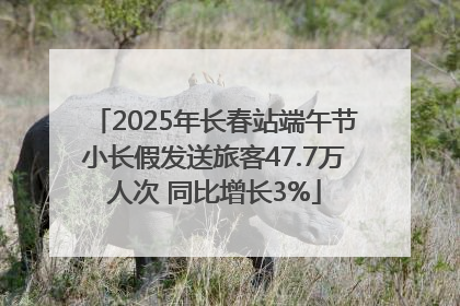 2025年长春站端午节小长假发送旅客47.7万人次 同比增长3%