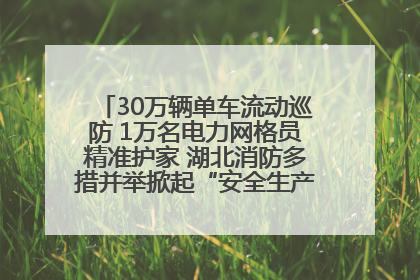 30万辆单车流动巡防 1万名电力网格员精准护家 湖北消防多措并举掀起“安全生产月”宣传热潮