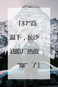 37°高温下，长沙油脂厂热度“爆”了