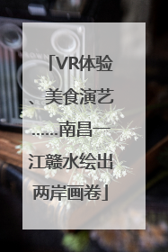 VR体验、美食演艺……南昌一江赣水绘出两岸画卷